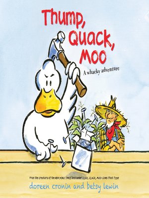 cover image of Thump, Quack, Moo